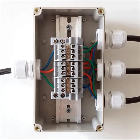 electrical terminal storage box|large junction box with terminals.